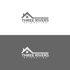 Logo Design by ni9 for Three Rivers Decorating | Design: #31912677