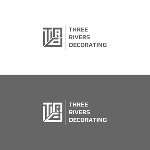 Logo Design by ni9 for Three Rivers Decorating | Design: #31912715