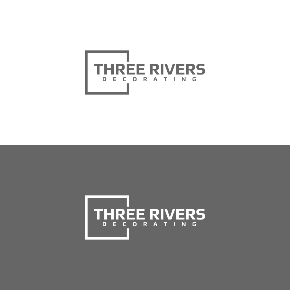 Logo Design by ni9 for Three Rivers Decorating | Design #31916229