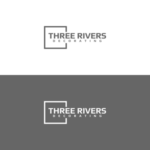 Logo Design by ni9 for Three Rivers Decorating | Design: #31916229