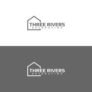 Logo Design by ni9 for Three Rivers Decorating | Design: #31916244