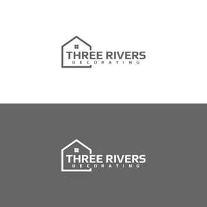 Logo Design by ni9 for Three Rivers Decorating | Design: #31916252