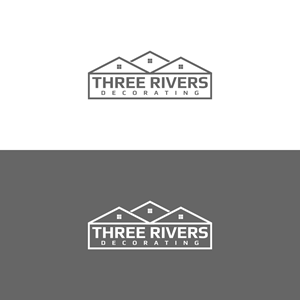 Logo Design by ni9 for Three Rivers Decorating | Design: #31916330