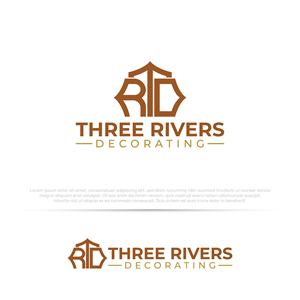 Logo Design by Pilot_DesignR™ for Three Rivers Decorating | Design: #31877424