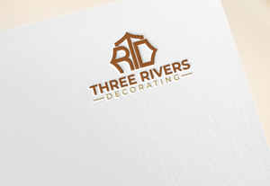 Logo Design by Pilot_DesignR™ for Three Rivers Decorating | Design: #31877426