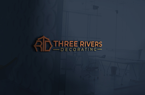 Logo Design by Pilot_DesignR™ for Three Rivers Decorating | Design: #31877427