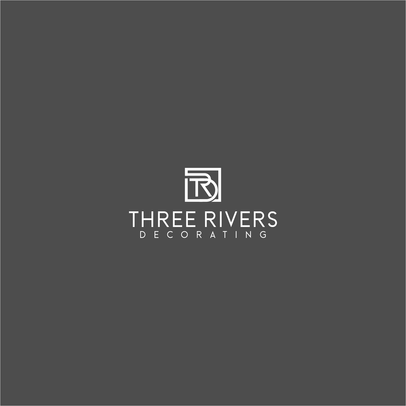 Logo Design by Arham Hidayat for Three Rivers Decorating | Design #31895093