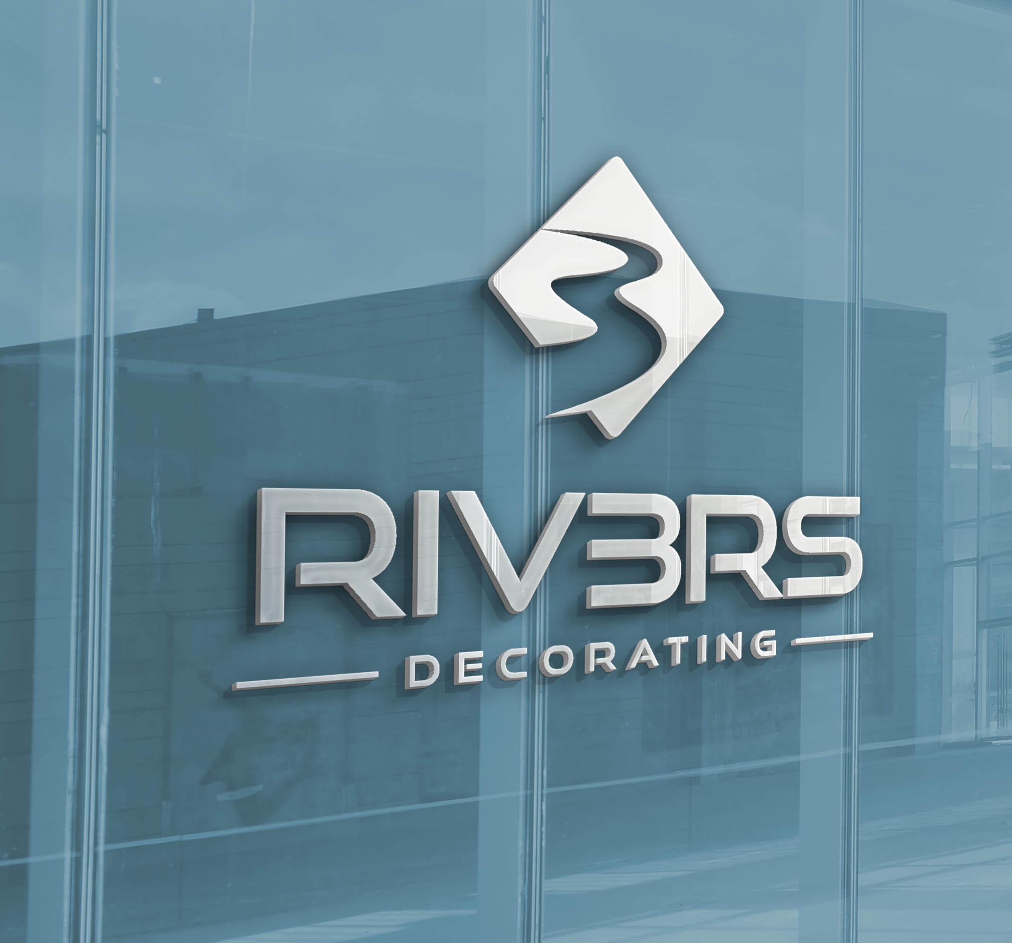 Logo-Design von graphics1 für Three Rivers Decorating | Design #31916683