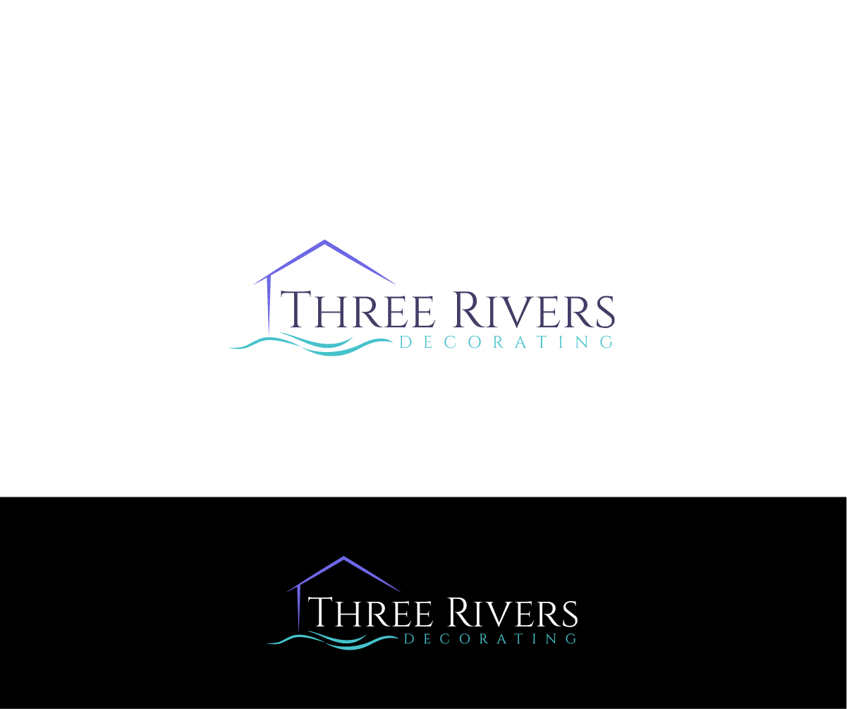 Logo Design by Owltive for Three Rivers Decorating | Design #31892204