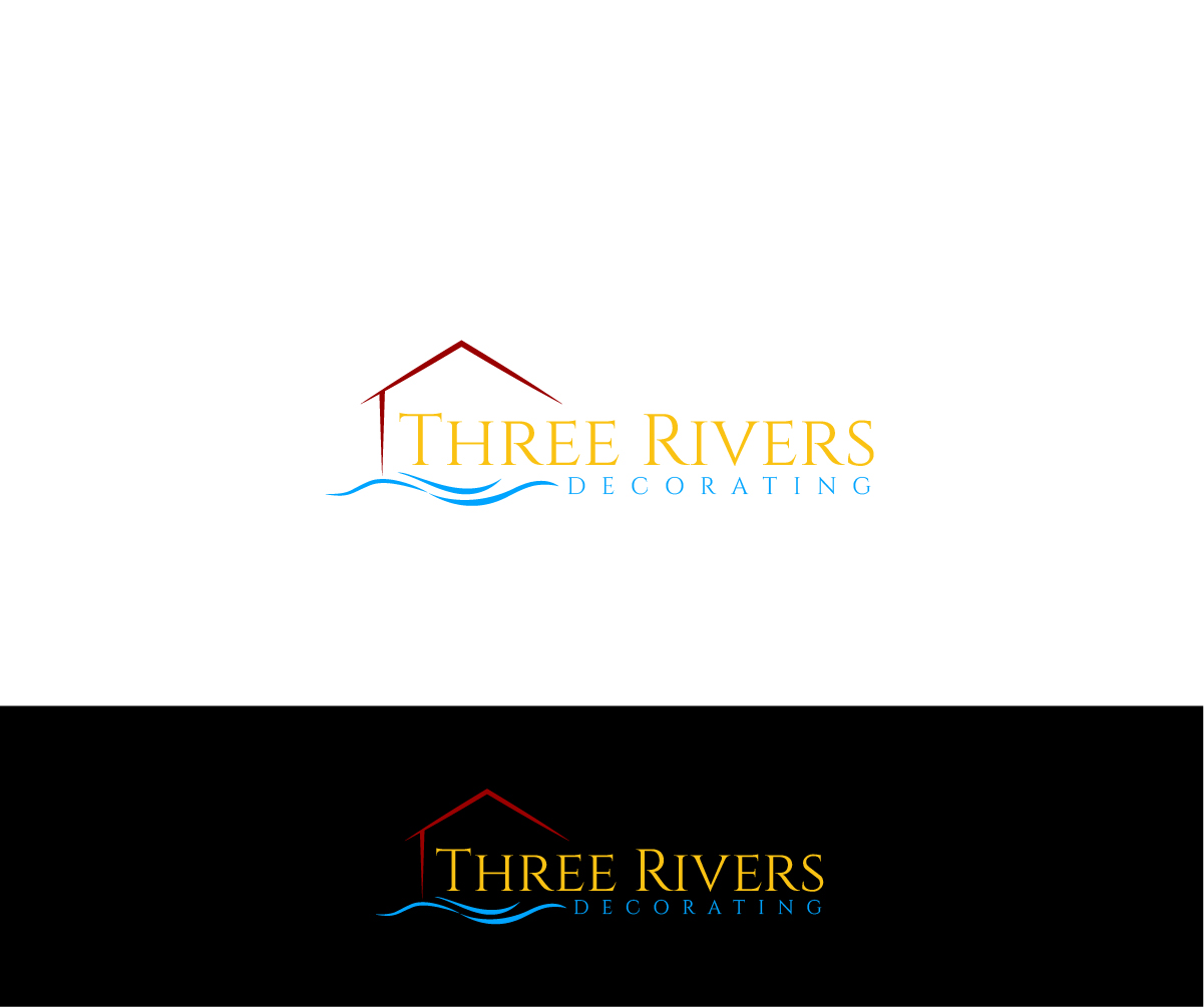 Logo Design by Owltive for Three Rivers Decorating | Design #31892206