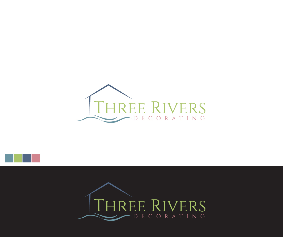 Diseño de Logo por Owltive para Three Rivers Decorating | Diseño #31937433