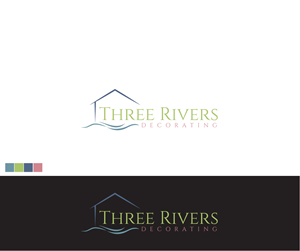 Logo Design by Owltive for Three Rivers Decorating | Design: #31937433