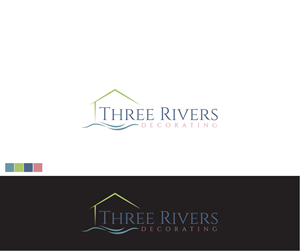 Logo Design by Owltive for Three Rivers Decorating | Design: #31937434