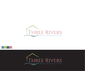 Logo Design by Owltive for Three Rivers Decorating | Design: #31937435