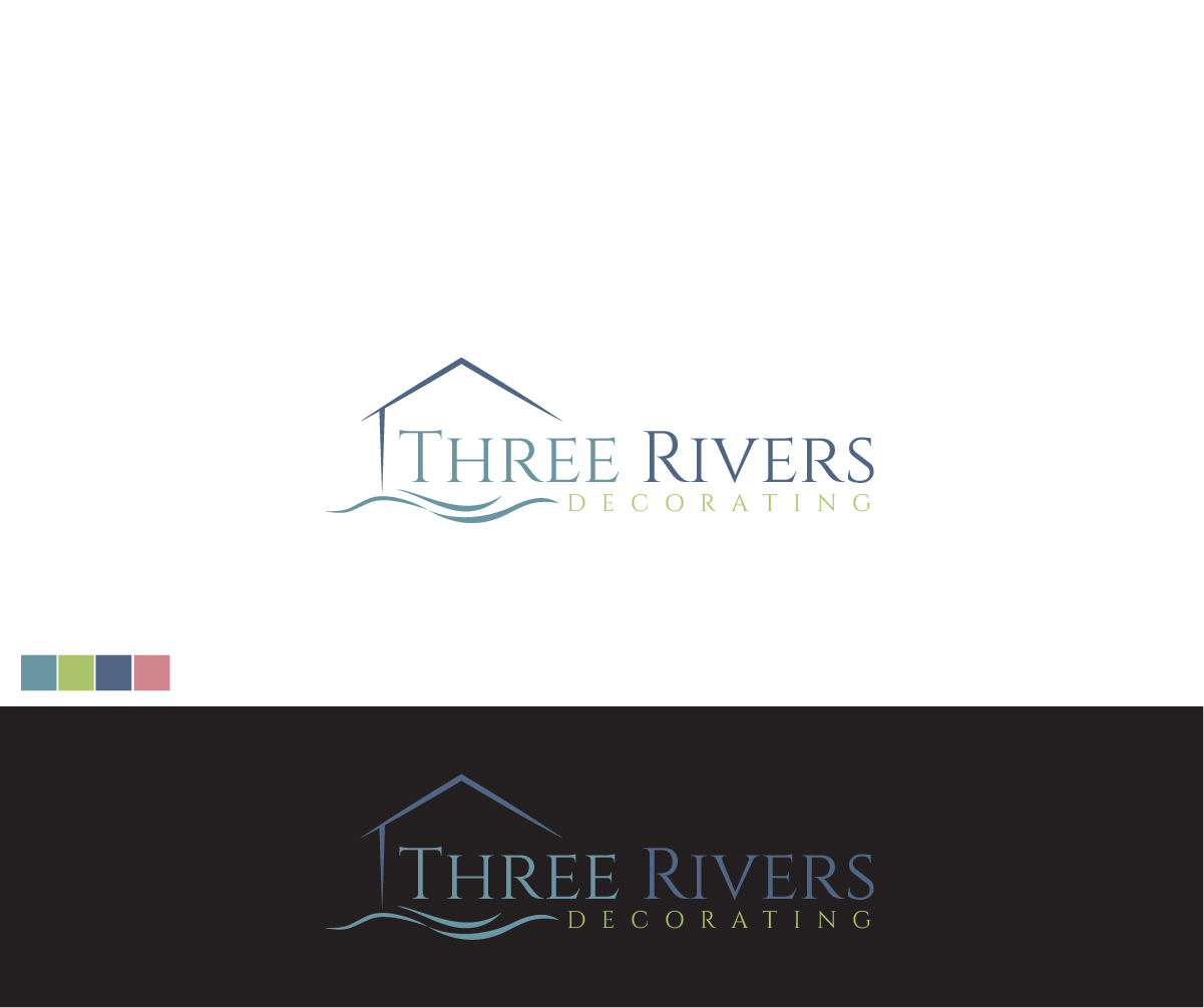Logo Design by Owltive for Three Rivers Decorating | Design #31937436
