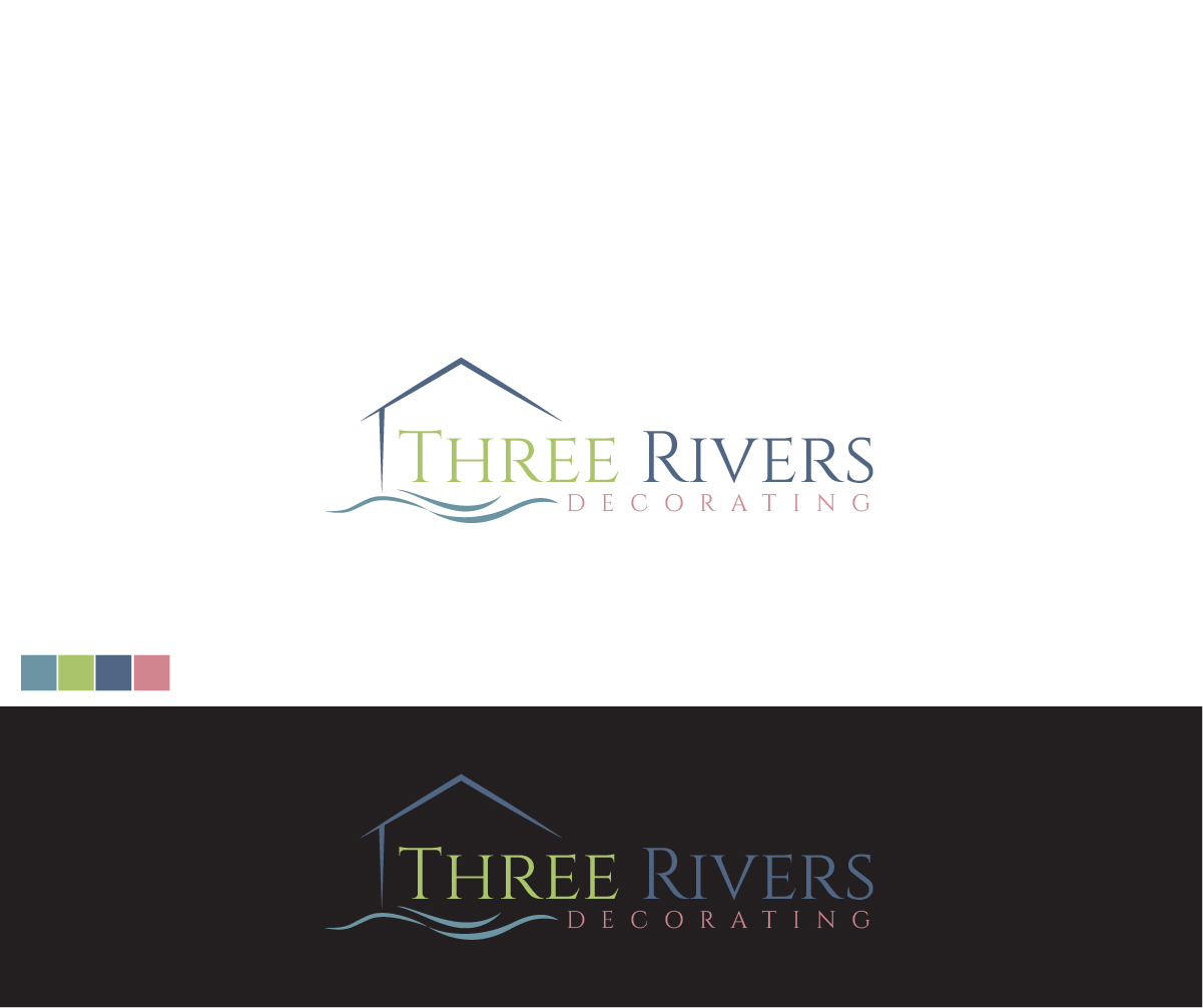 Diseño de Logo por Owltive para Three Rivers Decorating | Diseño #31937437