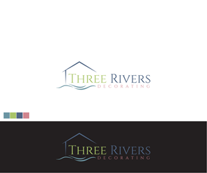 Logo Design by Owltive for Three Rivers Decorating | Design: #31937437