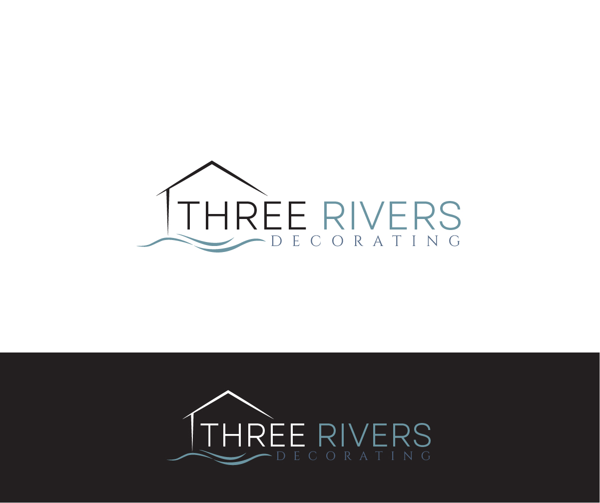 Diseño de Logo por Owltive para Three Rivers Decorating | Diseño #31943085