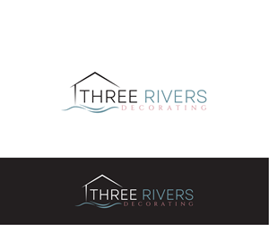 Logo Design by Owltive for Three Rivers Decorating | Design: #31943087