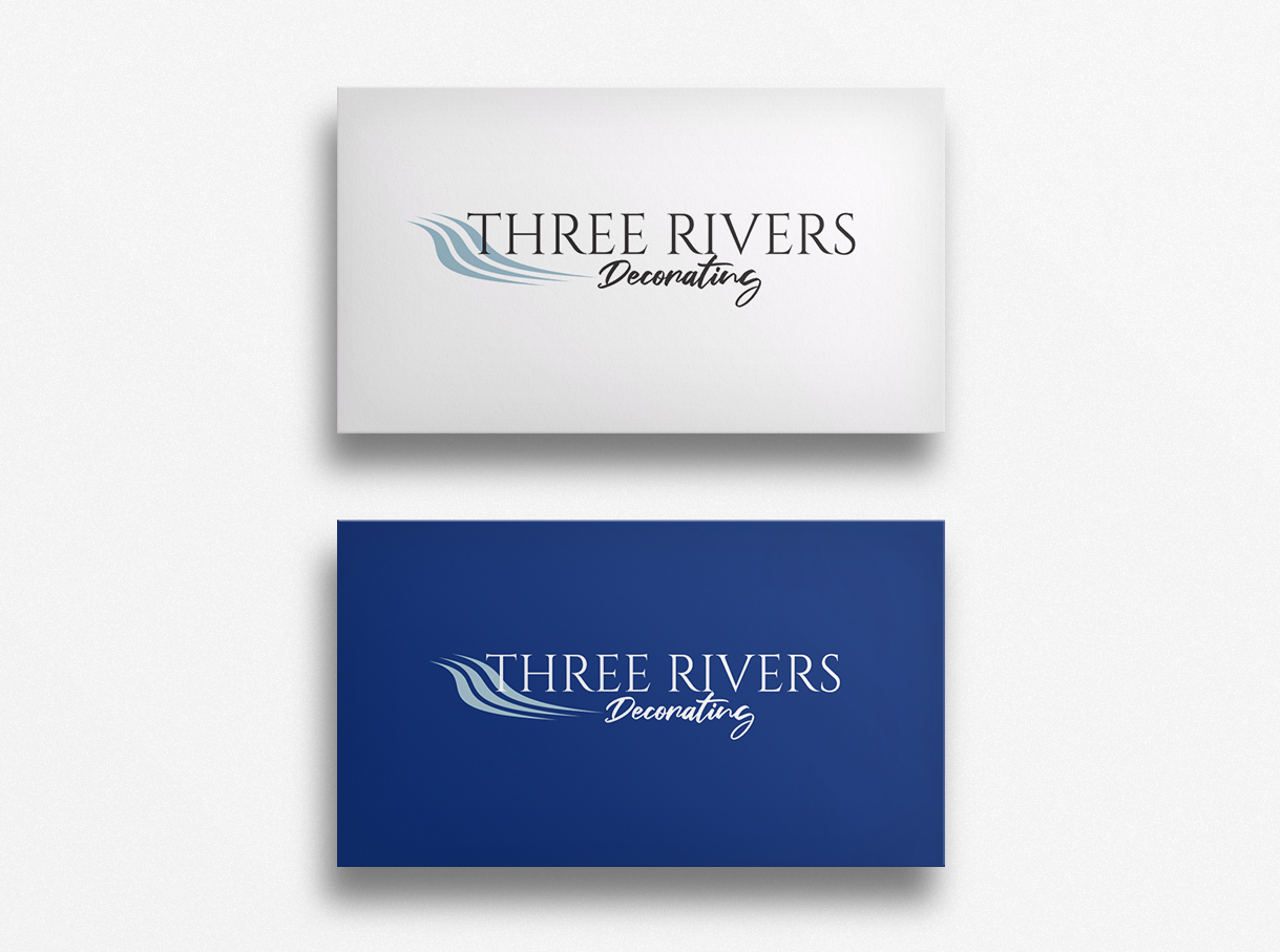 Logo Design by Djamdesign for Three Rivers Decorating | Design #31872393