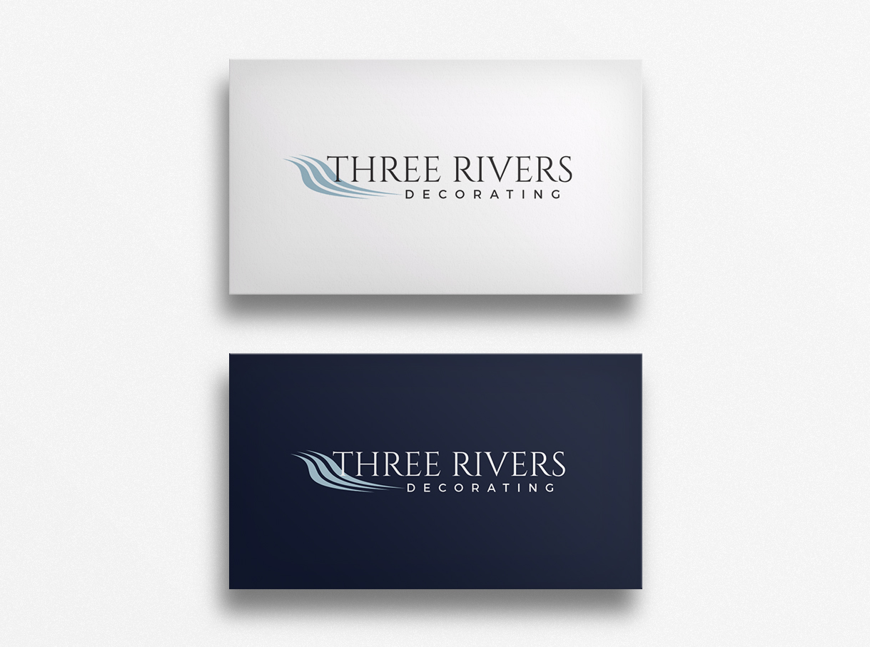 Logo Design by Djamdesign for Three Rivers Decorating | Design #31893151
