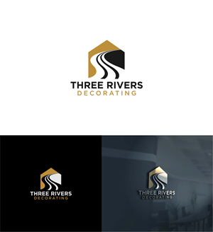 Logo-Design von Joenet Jayawarna für Three Rivers Decorating | Design #31885426