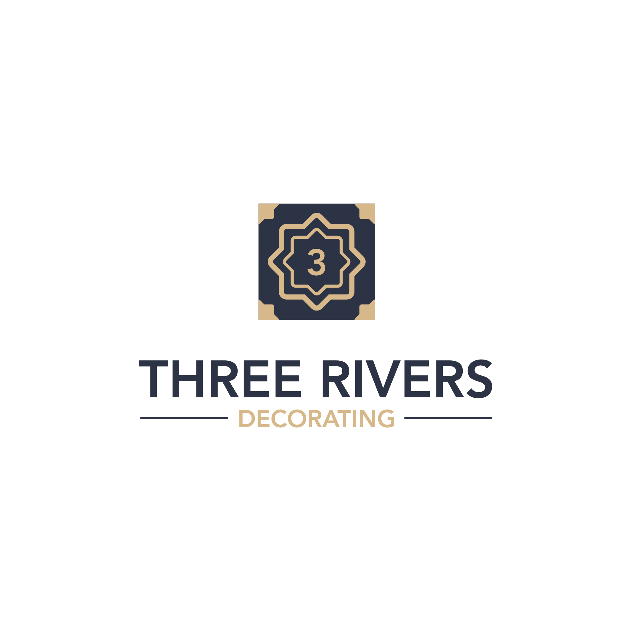 Design de Logo par Saif Ullah Khan pour Three Rivers Decorating | Design #31873933