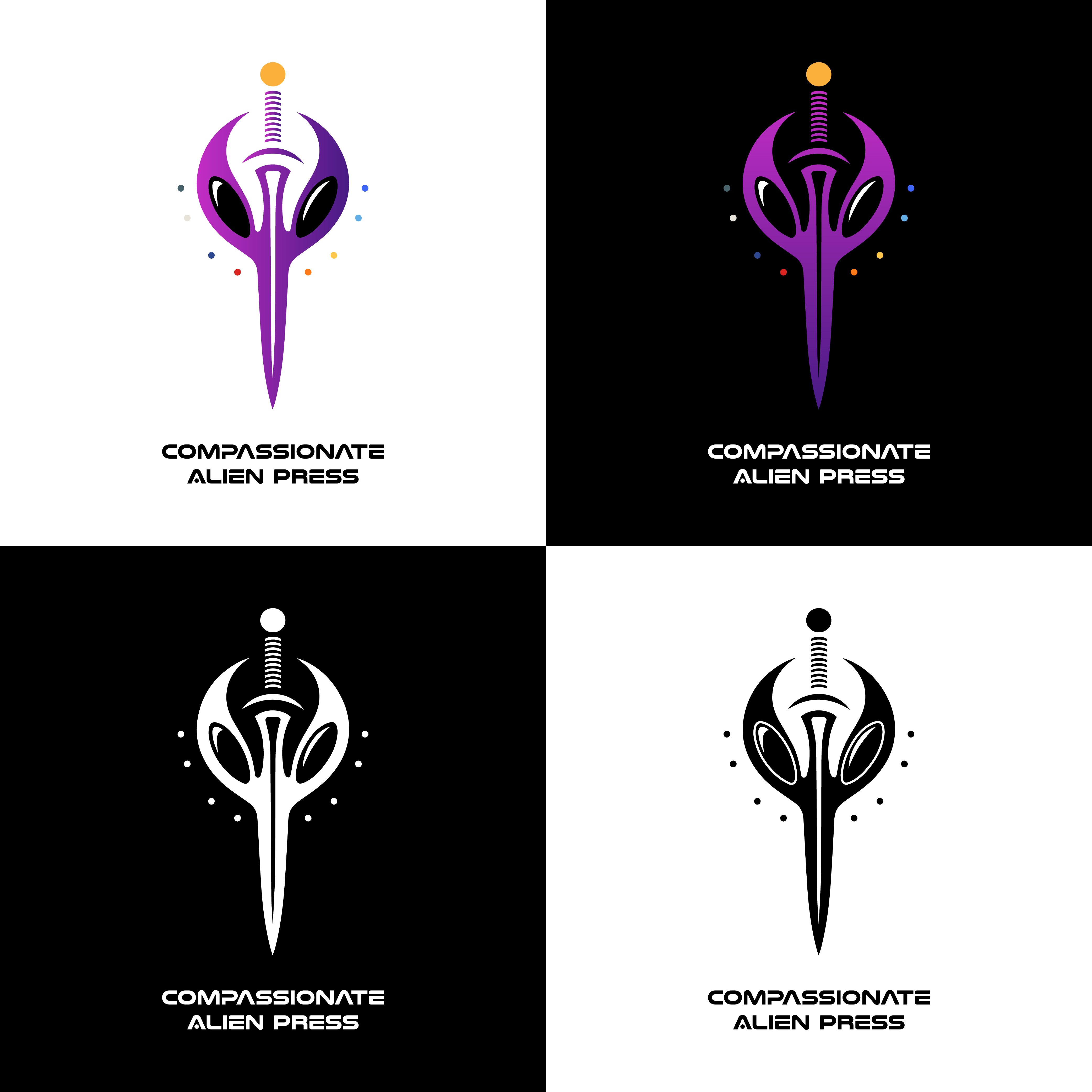 Logo Design by Gasyary for Compassionate Alien Press | Design #31913265