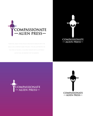 Logo Design by Farhad Design for Compassionate Alien Press | Design #31872694