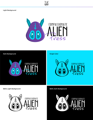 Logo Design by Shirbeny for Compassionate Alien Press | Design: #31916611
