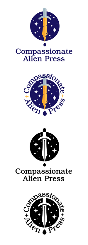 Logo Design by Oleksandr Tovarkov for Compassionate Alien Press | Design: #31891298