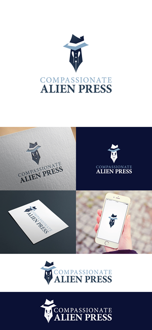 Logo Design by NineOwl for Compassionate Alien Press | Design: #31881013