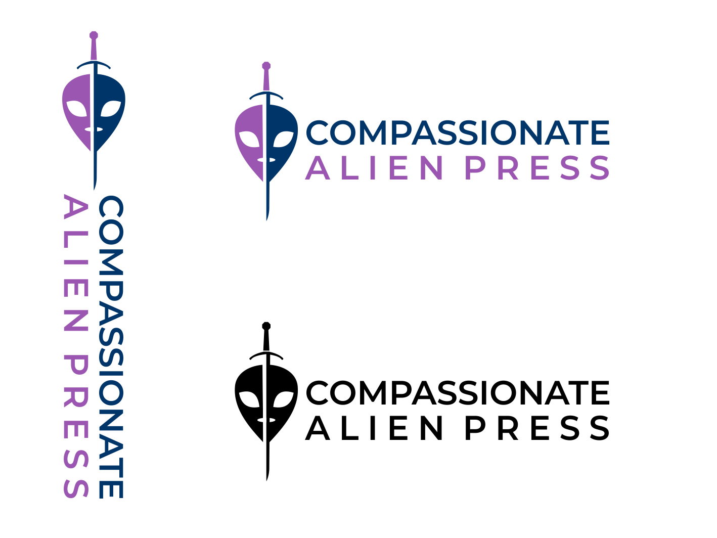 Logo Design by BNdesigner for Compassionate Alien Press | Design #31878825