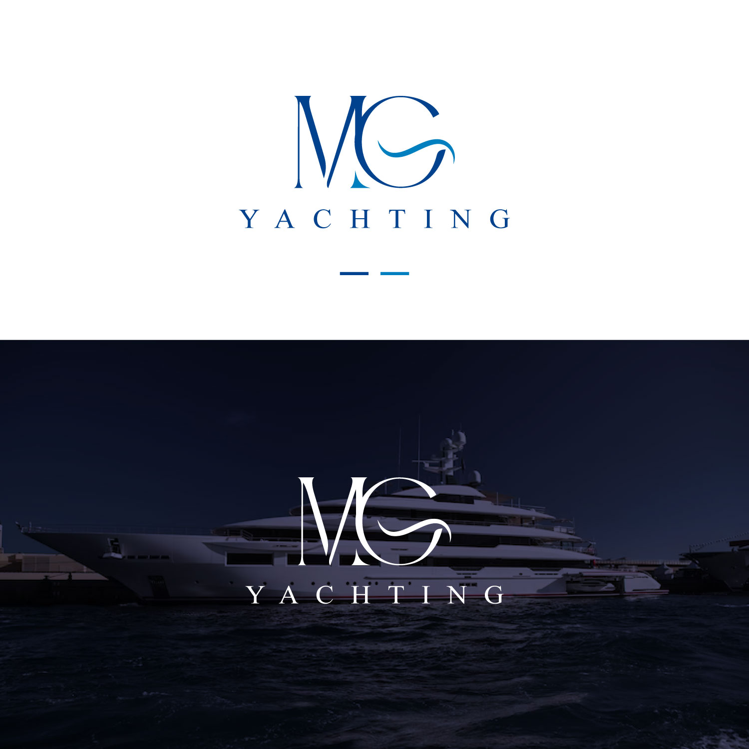 Logo Design by Revolt Team for MG Yachting  | Design #31874534