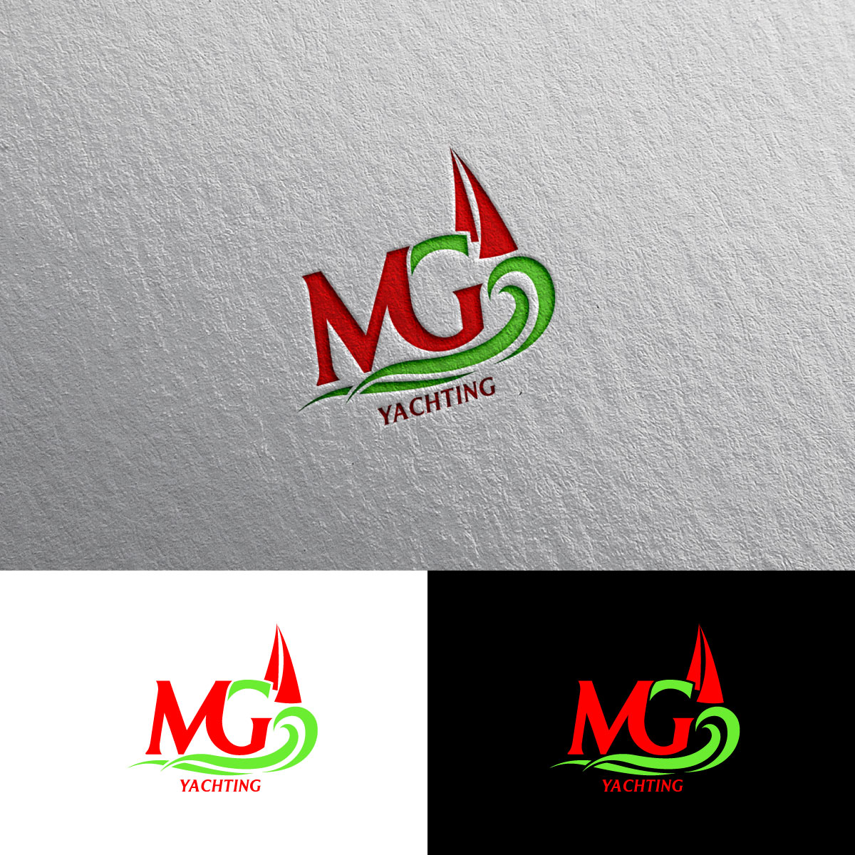 Logo Design by chris Ray for MG Yachting  | Design #31872765