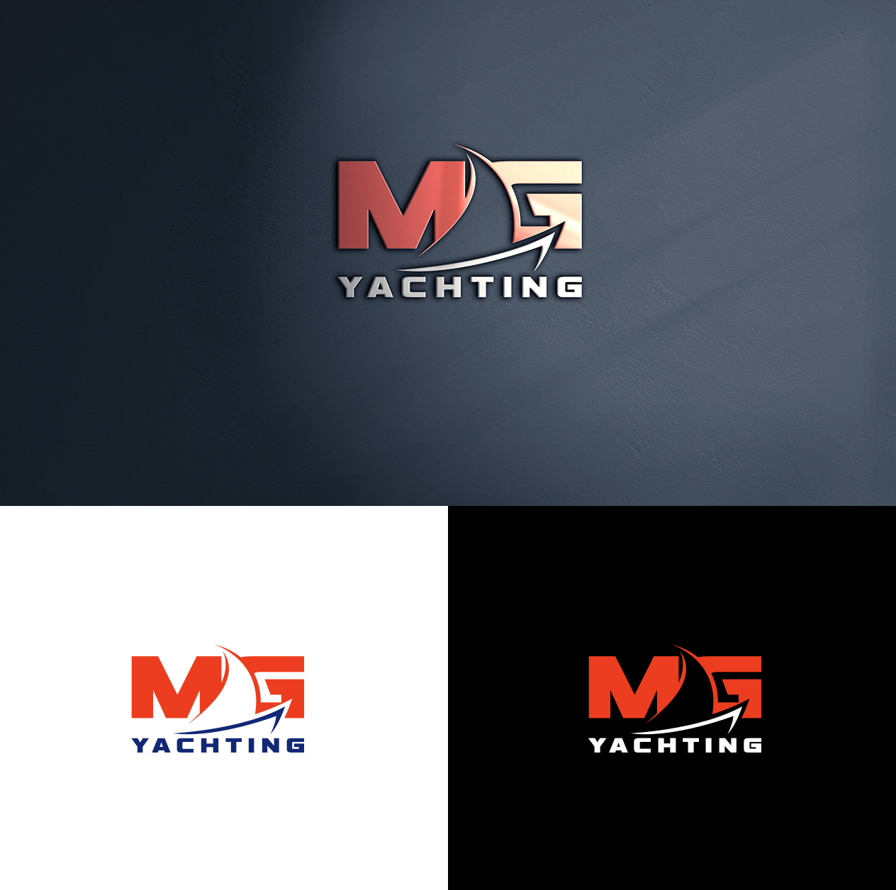 Logo Design by BehindSymbols for MG Yachting  | Design #31876327