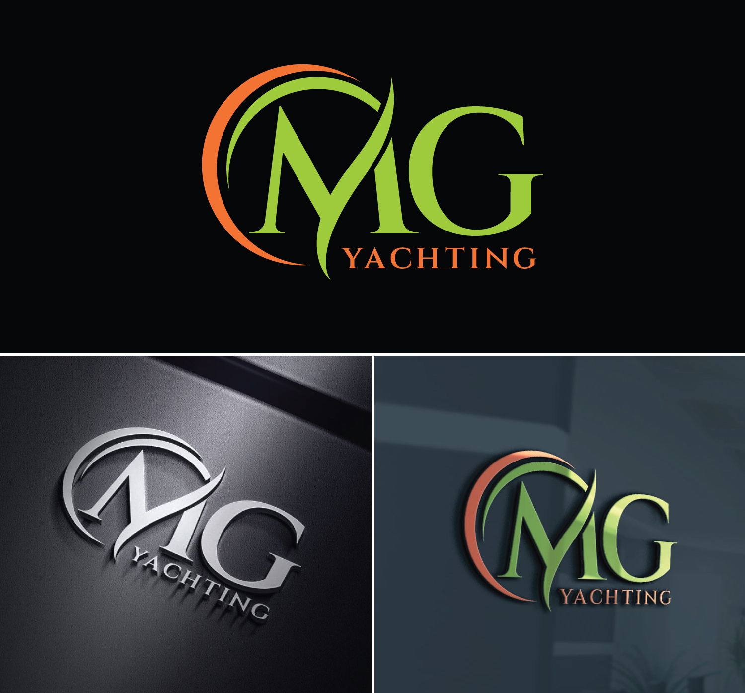 Logo Design by Atec for MG Yachting  | Design #31873747