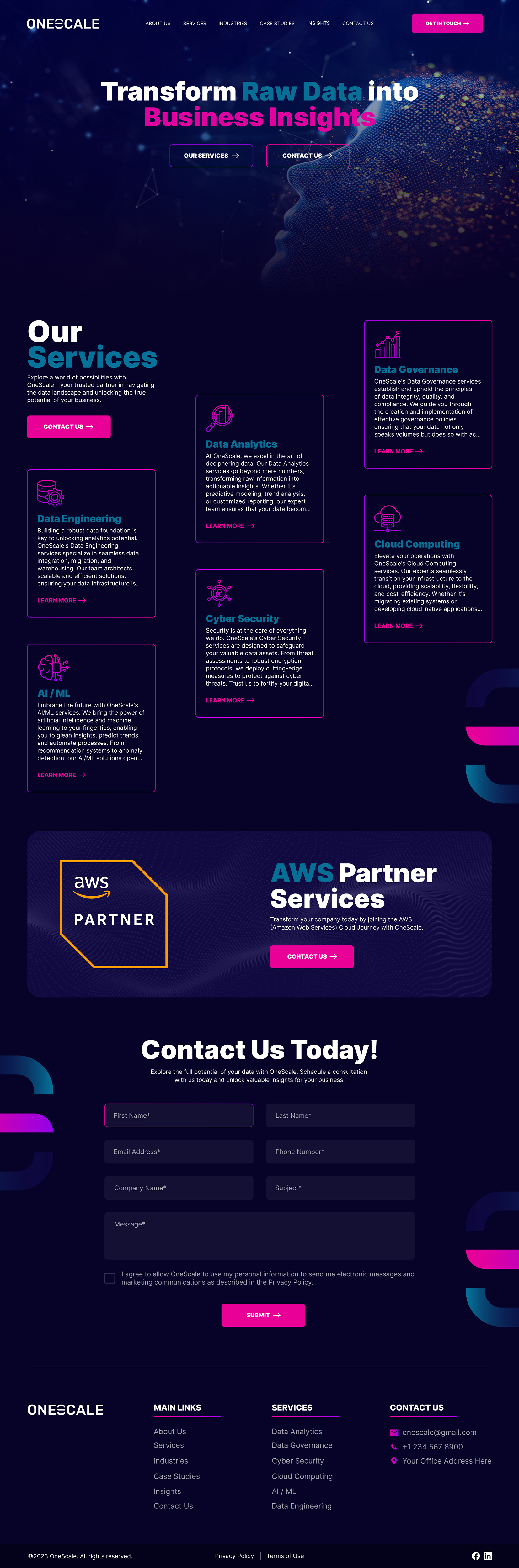 Web Design by Afeli Daniel Ifechukwude for OneScale | Design #31916454