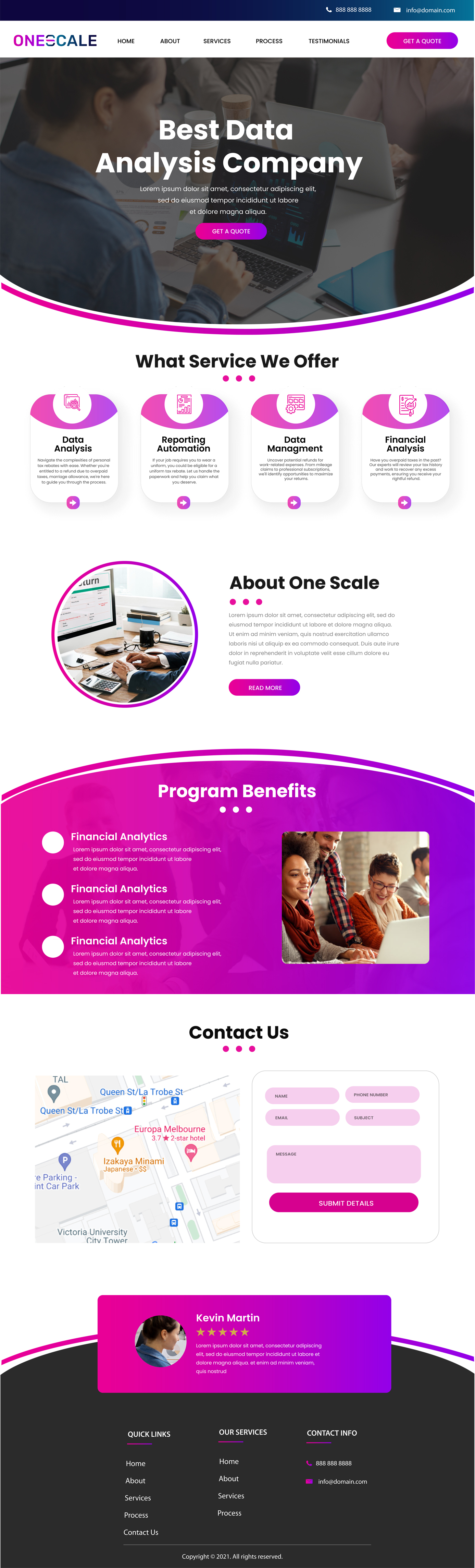 Web Design by WahDesign for OneScale | Design #31904679