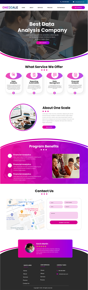 Web Design by WahDesign for OneScale | Design: #31904679
