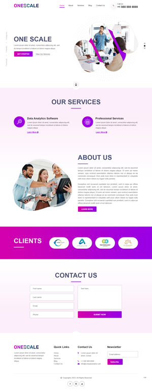 Web Design by pb for OneScale | Design: #31883672