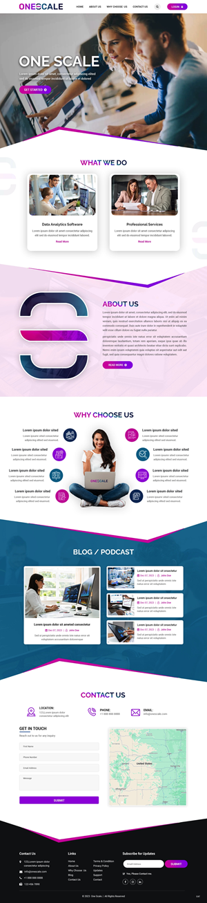 Web Design by pb for OneScale | Design: #31883673