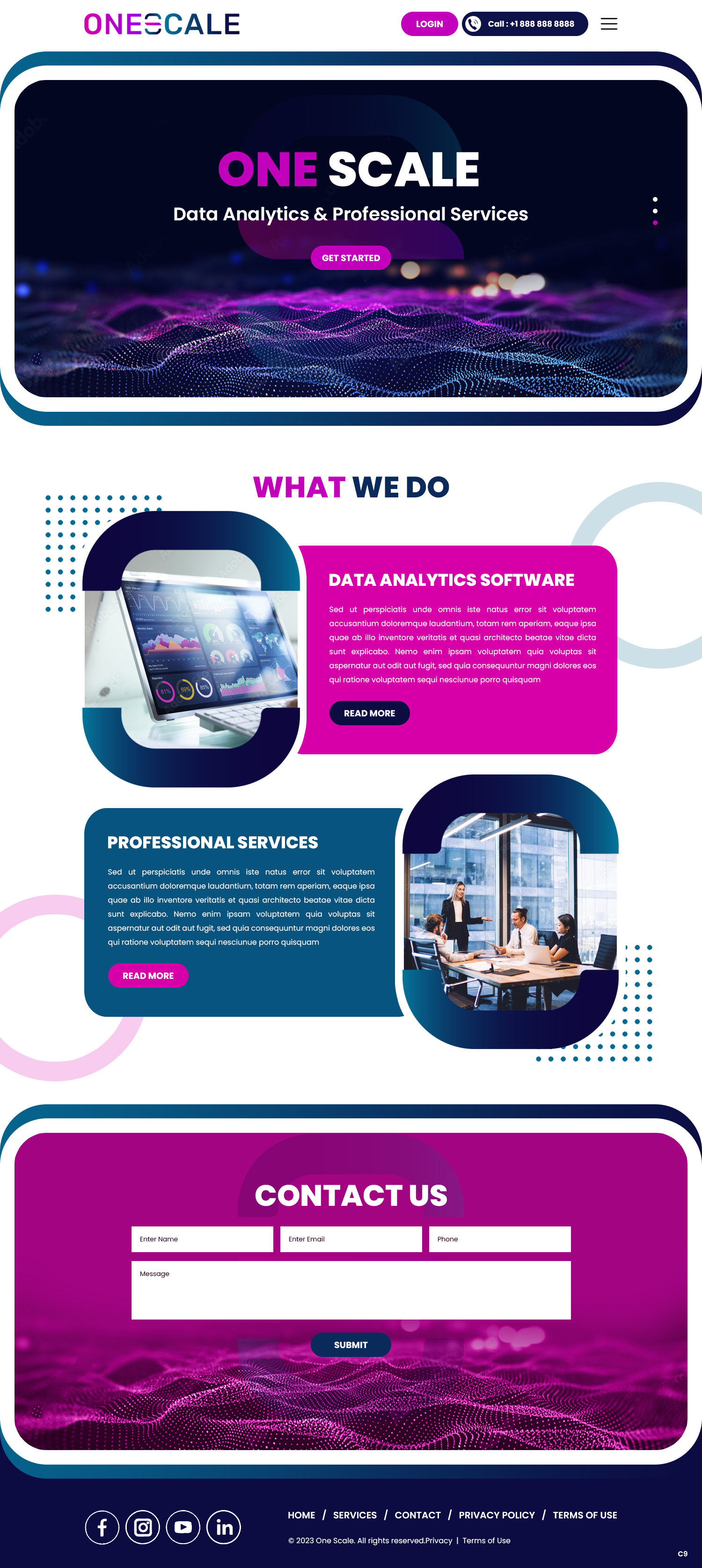 Web Design by pb for OneScale | Design #31883674