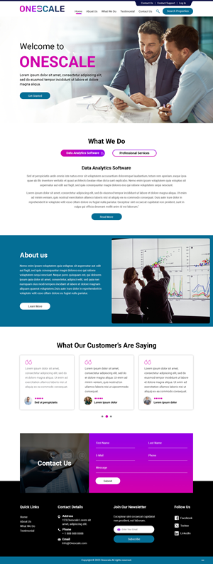 Web Design by pb for OneScale | Design: #31883680