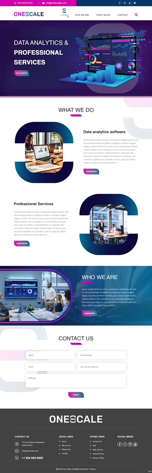 Web Design by pb for OneScale | Design: #31883682