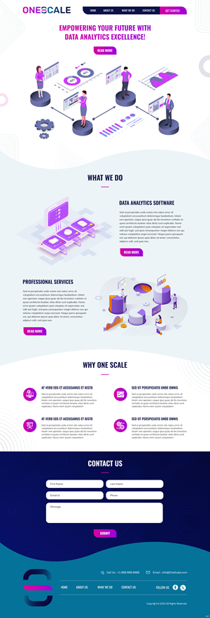 Web Design by pb for OneScale | Design: #31883687