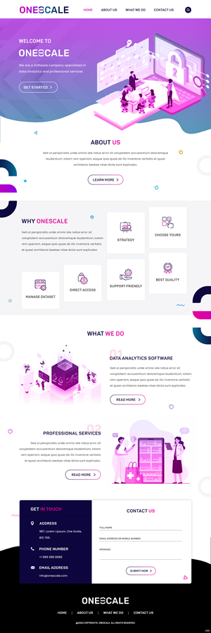 Web Design by pb for OneScale | Design: #31883688