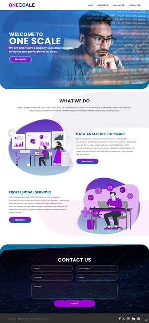 Web Design by pb for OneScale | Design: #31883689