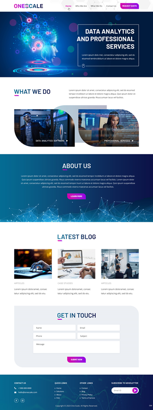 Web Design by pb for OneScale | Design: #31891239