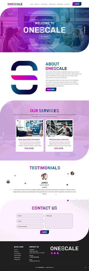 Web Design by pb for OneScale | Design: #31891240